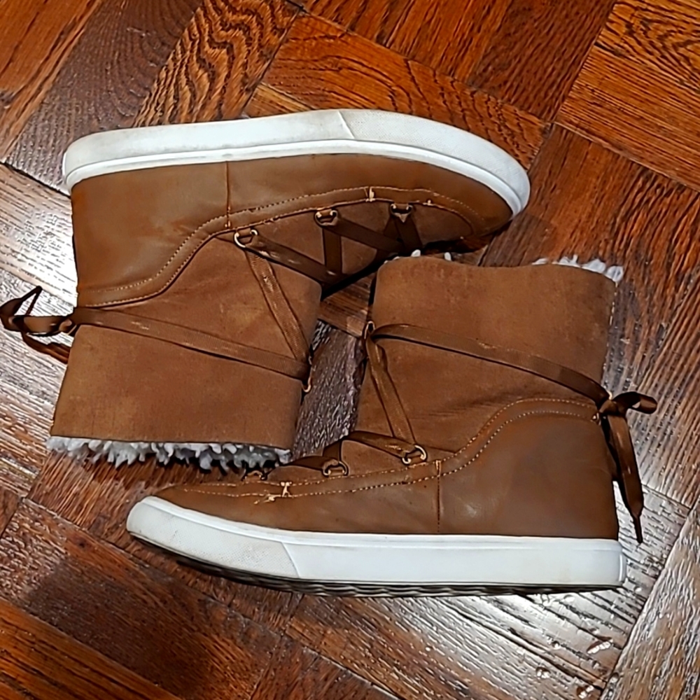 Land'sEnd Brown Boots Size 3/4